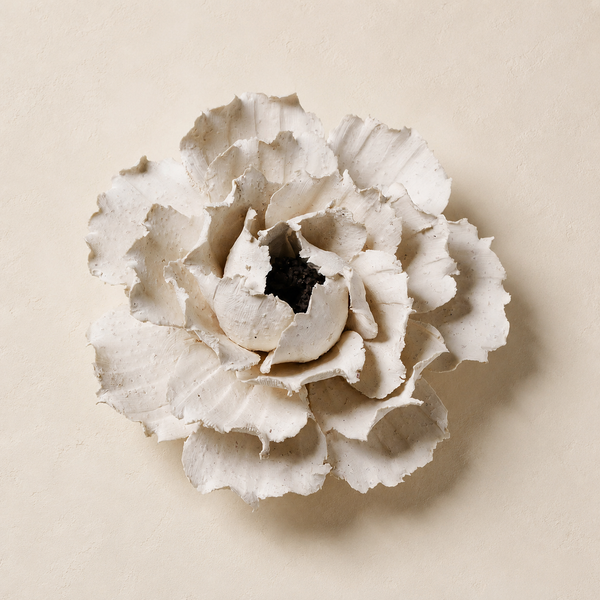Handcrafted Porcelain Flower Incense Burner & Aroma Diffuser