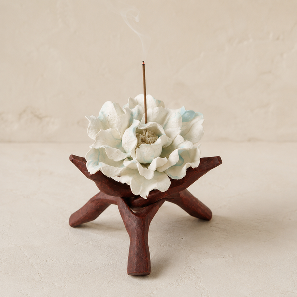 Orchid Time Peony Incense Holder  & Aroma Diffuser